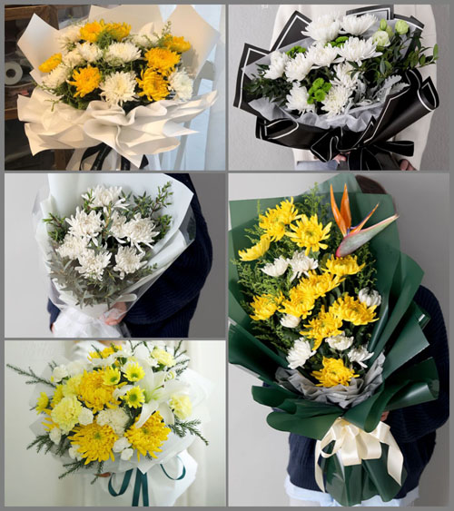 贵州贵阳开阳县宅吉乡潘桐村白事花束代送